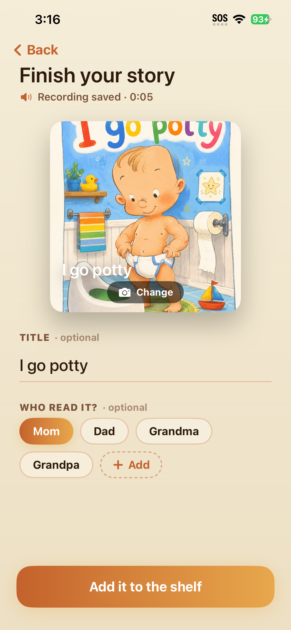 Title & Narrator