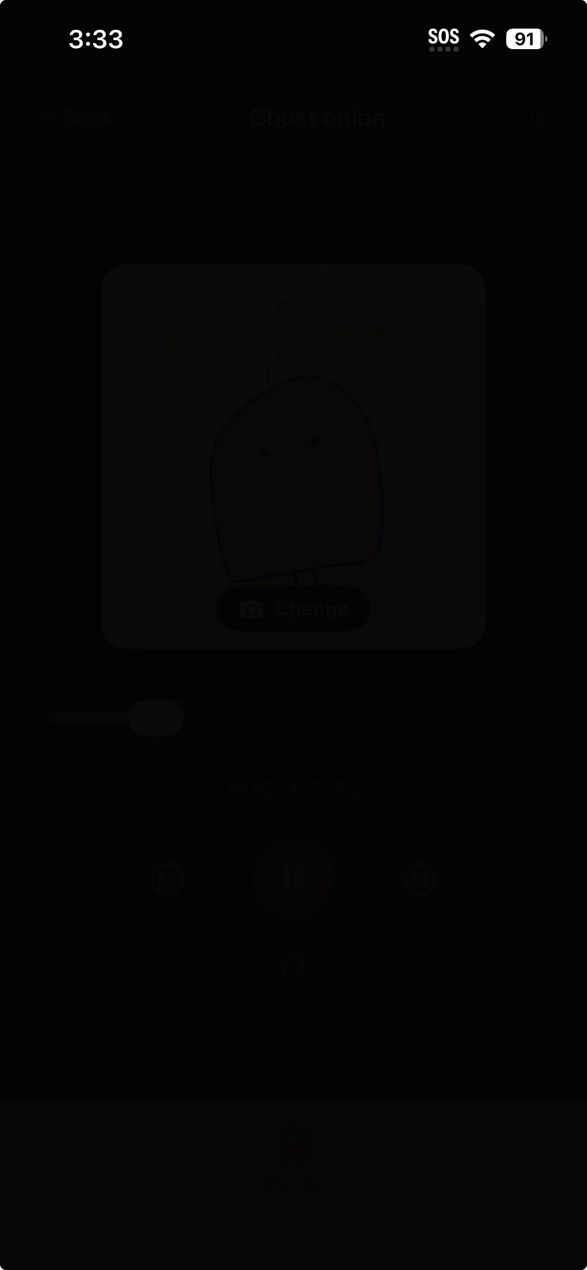 Dim the screen to complete darkness so kids don't want to play with your phone